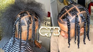 QTHEBRAIDER HOW TO Juicy Twists NO WATER [upl. by Aidnac]