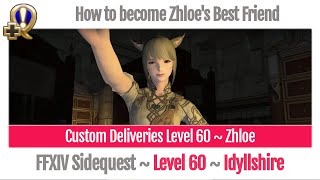 FFXIV How to become Zhloes Friend  Custom Deliveries  Heavensward [upl. by Nnod]