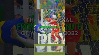 The best goal from every minute of World cup 2022  part 1 [upl. by Hibben]