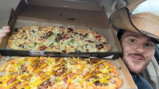 ampPizza Hot Grill Summer Pizza Review  The Glizzy McGuire and Sun’s Out Buns Out [upl. by Noiek]