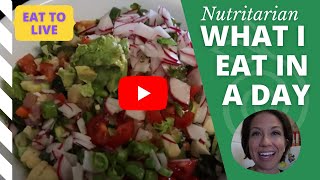 What I Eat in a Day to Lose Weight FREE RECIPES  tips  Eat to Live  Nutritarian  Vegan [upl. by Annabal834]