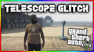 WORKING HOW TO DO TELESCOPE GLITCH HAT MASK AND GLASSES GLITCH IN GTA 5 ONLINE [upl. by Lecram]