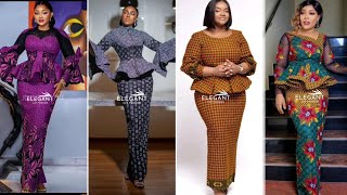 Stunning Skirt And Blouse Styles For Elegant Ladies  Skirt and Blouse Styles  Ankara Blouse styles [upl. by Ycniuqed706]