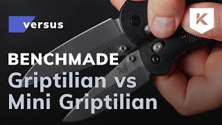 Benchmade Griptilian vs Mini Griptilian What are the differences [upl. by Frieda901]