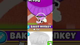 The Baker Monkey Tower in BTD 6 shorts [upl. by Noell880]