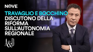 Travaglio e Bocchino discutono della riforma sullautonomia regionale  Accordi e Disaccordi [upl. by Gibbeon]