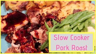 SLOW COOKER PORK ROAST  EASY amp AFFORDABLE MEALS [upl. by Elumas73]