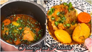 FRANGO COM BATATAS NA PANELA DE PRESSÃO [upl. by Uhile505]