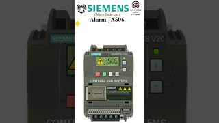 Siemens V20 VFD Inverter Alarm code list Part1  controlsandsystems [upl. by Hyman65]