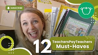 Top 12 Must Have Curriculum Resources on Teachers Pay Teachers [upl. by Hgielyak]