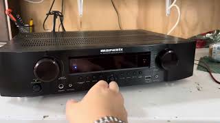 How to Factory Reset the Marantz NR1601 AV Receiver [upl. by Livy101]