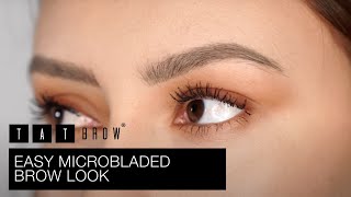 EASY Microbladed Brow Look with Tatbrow®  Microblade Pen [upl. by Onilegna]