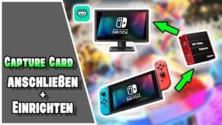 Capture Card einrichten Switch  Streamlabs Einstellungen GER [upl. by Enelyahs]