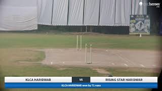 Live Cricket Match  RISING STAR HARIDWAR vs KLCA HARIDWAR  11Nov24 0900 AM 40 overs  4TH KISHO [upl. by Kcirrem]