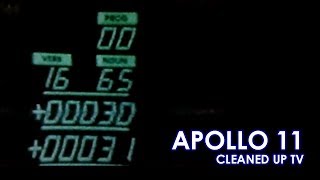 APOLLO 11 Stabilized TV  Computer and Window Views 19690718 0026 60fps [upl. by Aidile]