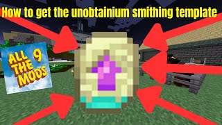 How to get the unobtainium smithing template in all the mods 9 [upl. by Man]