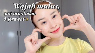 Saran biar Wajah bisa mulus Anti Bruntusan dan Jerawat lagi👋❤️ [upl. by Milka]