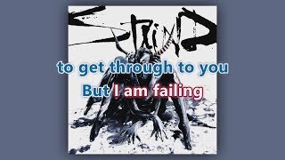 Staind  Failing Karaoke HD [upl. by Ahsiniuq469]