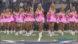 The Dallas Cowboys Cheerleaders Wearing Nfinity Shoes [upl. by Saraiya]