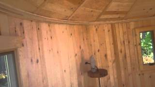 Clean Air Yurts Solid Wall Insulated Sirocco Yurt Cabin [upl. by Nitnerb]