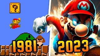 How Mario became a Legendary Video Game Character  Evolution of Super Mario 1 [upl. by Botzow]