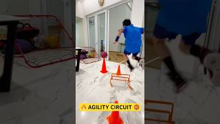 AGILITY CIRCUIT 🌟 SPEED 🔥 POWER 💪 NEXT LEVEL speedandagility exerciseathome shorts [upl. by Ermeena]