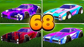 68 EPIC DOMINUS CAR DESIGNS IN ROCKET LEAGUE [upl. by Ained529]