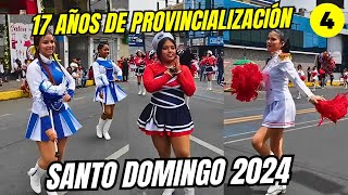 DESFILE CÍVICO por los 17 AÑOS de PROVINCIALIZACIÓN de SANTO DOMINGO  ECUADOR 2024 👮 Parte 4 [upl. by Jr]