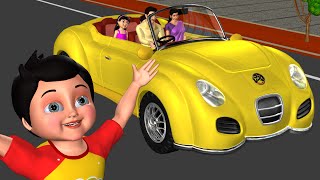 Driving in My Car Song  We Are Going in Our Car  3D Nursery Rhymes amp Songs for Children [upl. by Francis]