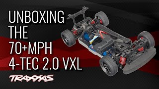 Unboxing the 70 MPH Traxxas 4Tec 20 VXL [upl. by Kristyn]