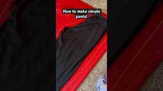 How to make simple pants sewing tutorial cosplay pants hazbinhotel charlie diy cosplaygirl [upl. by Sclar]