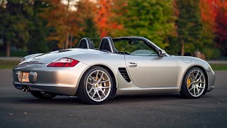 Porsche Boxster  987  Acceleration DriveBy Revving  Loud Exhaust Wheels Suspension [upl. by Demaria]