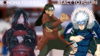 Konoha Founders react to the future  Naruto and Sasuke [upl. by Lunseth514]