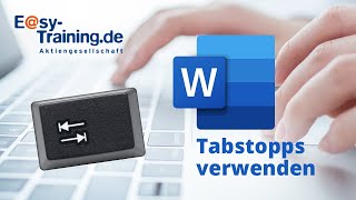 Microsoft 365  Word  Tabstopps verwenden [upl. by Raffarty]