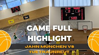 Jahn München vs TUS Traunreut U12 Basketball  bezirksliga Spiel 28012024 [upl. by Kasper317]