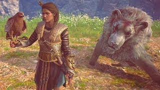 Assassins Creed Odyssey Nemean Lion  Romance Daphnae  Sinkholes of Herakles [upl. by Hackathorn]