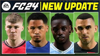 EA SPORTS FC 24 NEWS  ALL 100 NEW REAL FACES IN TITLE UPDATE 11 [upl. by Amada]