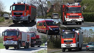 Moorbrand in Papenburg Einsatzfahrten  Pendelverkehr [upl. by Tyika]