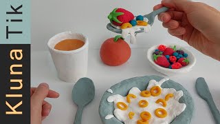 ASMR Illusion Eating a PlayDoh Breakfast Fantasy  ASMR eating sounds no talk [upl. by Attah]