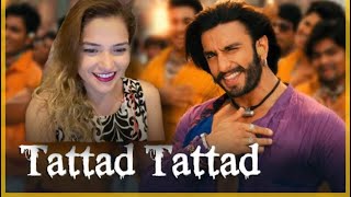 MEXICAN GIRL Reacts to TATTAD TATTAD Song  Ranveer Singh [upl. by Noid]