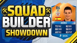 FIFA 17 SQUAD BUILDER SHOWDOWN MAN OF THE MATCH ADURIZ Fifa 17 Squad Duel [upl. by Jessabell]