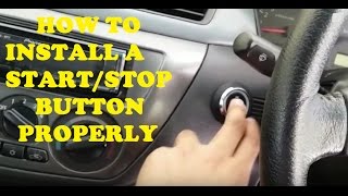 The Right Way To Install a StartStop Button [upl. by Ythomit]