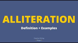 ALLITERATION  Definition  Examples ⛱️ [upl. by Astiram872]