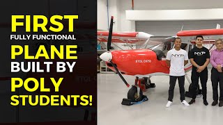 First Fully Functional Plane Built by Students from NYP [upl. by Rodavlas]