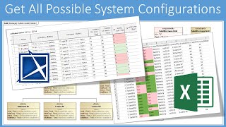 Generating All Possible System Configurations in SysML  Trade Study [upl. by Llenehs]