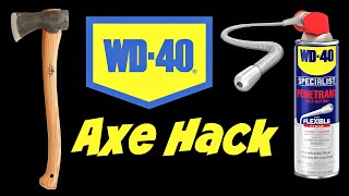 How To Sharpen AXE with WD40 [upl. by Jamieson]