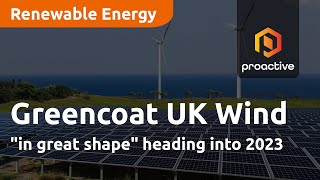 Greencoat UK Wind quotin great shapequot heading into 2023 [upl. by Eibbil]