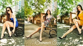 Summer dresses try on haul [upl. by Worrad130]