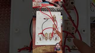 switch board wiring short video electrical trending normal switch ka connection kaise hota hai [upl. by Yltneb]