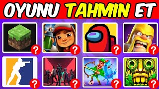 Oyunları Tahmin Edebilir Misin 🎮 Oyun Tahmin Etme 🎲 Kolay Orta Zor [upl. by Annahtur16]